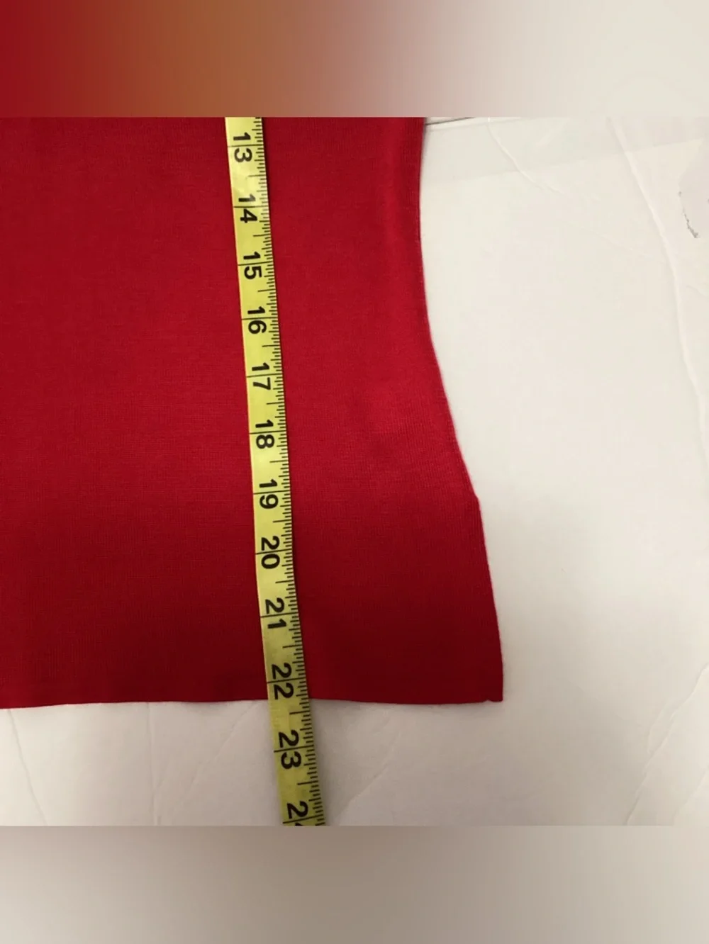 Ming Wang Red Sleeveless Knit Shell size large - Picture 11 of 11